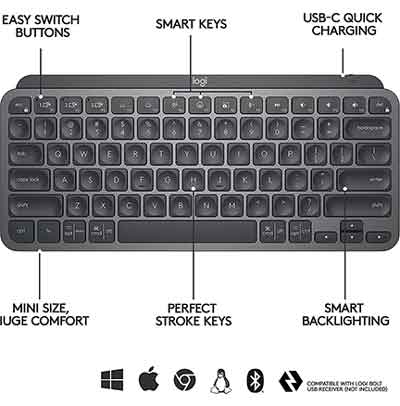 کیبورد لاجیتک مدل MX KEYS MINI